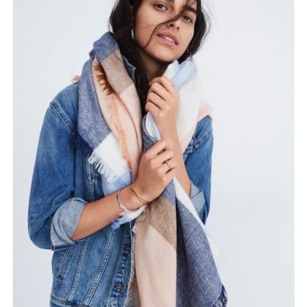 Madewell Band Stripe Blanket Scarf